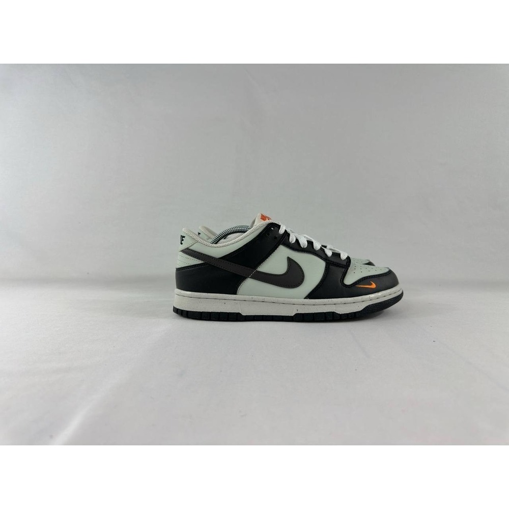 Nike Dunk Low GS 'Black Bright Mandarin' FN7784-001 Boys Size 7Y